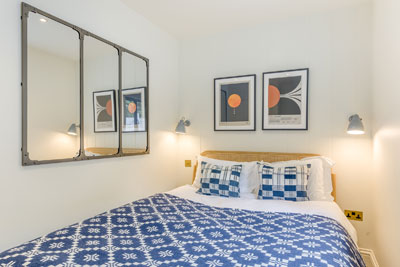 Third bedroom with double bed